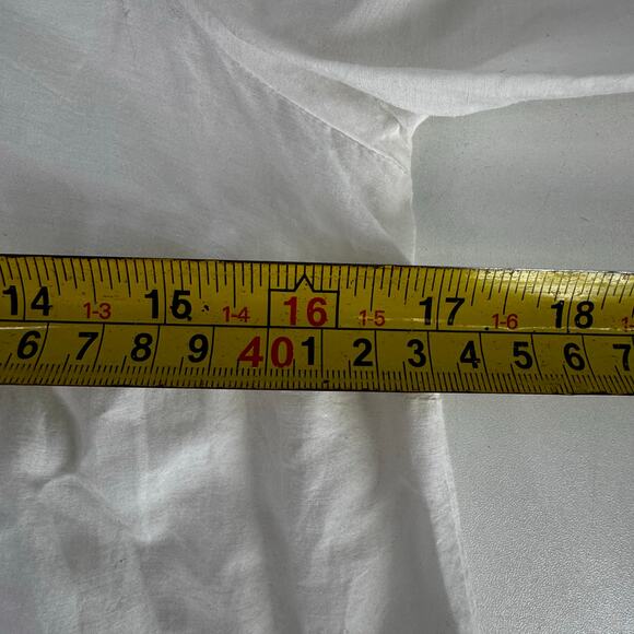 Anthropologie Maeve Lavinia Beaded Embriorered Top White Floral Women’s Size 0 - Picture 7 of 8